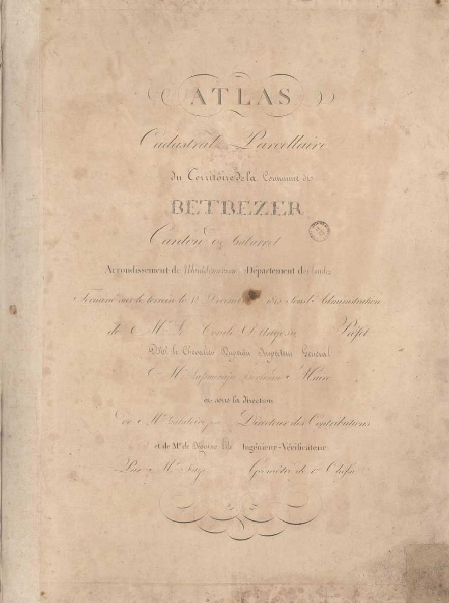 betbezer-armagnac-domaine-bourgade-napoleon-cadastre